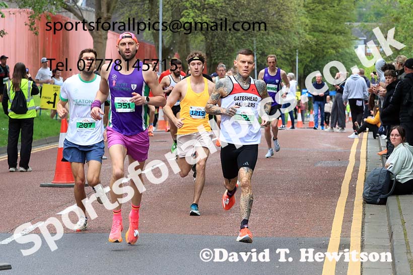 Gateshead Half Marathon and 10k, 2024 Gateshead Marathon, Half Marathon and 10k, Gateshead Stadium.  Photo: David T. Hewitson/Sports for All Pics
